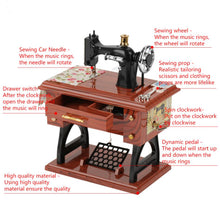Load image into Gallery viewer, Mini Sewing Machine Music Box