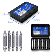 Load image into Gallery viewer, 5pcs Damaged Screw Extractor Drill Bit Extractor Drill Set Broken Speed Out Bolt Extractor Bolt Stud Remover Tool