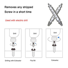 Load image into Gallery viewer, 5pcs Damaged Screw Extractor Drill Bit Extractor Drill Set Broken Speed Out Bolt Extractor Bolt Stud Remover Tool