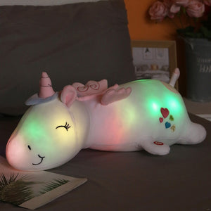 Cute Glowing LED Light Unicorn Plush Toys