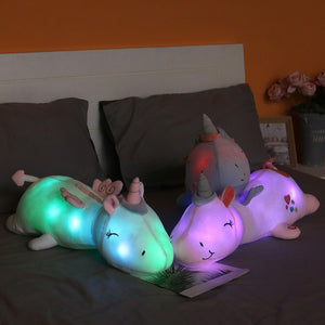 Cute Glowing LED Light Unicorn Plush Toys