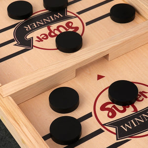 Funny Family Wooden Hockey Game
