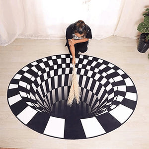 3D Vortex Illusion Carpet