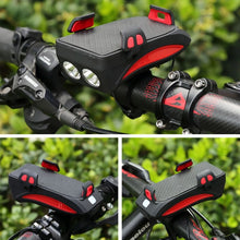 Load image into Gallery viewer, Multi-function Bicycle Light USB Rechargeable