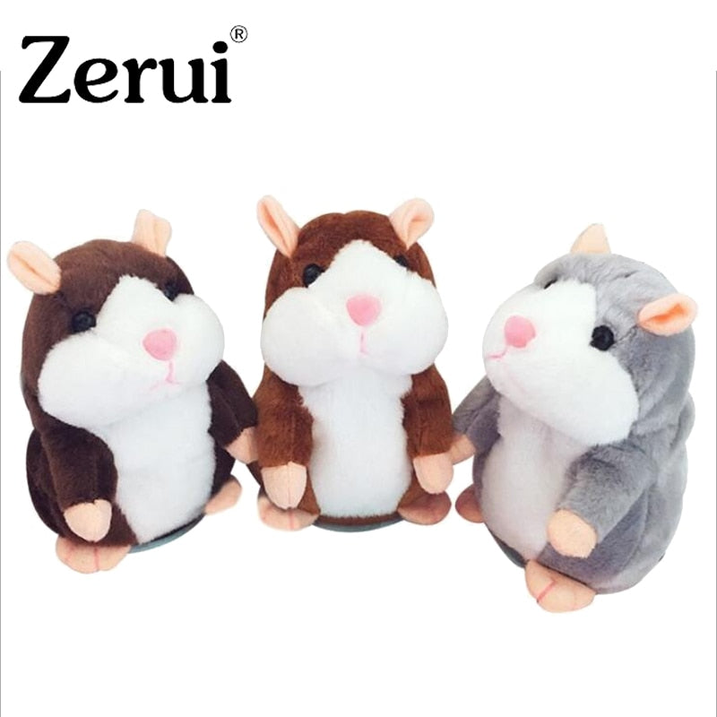 Talking Hamster Mouse Plush Interactive Toy