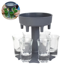 Load image into Gallery viewer, 6 Ways Shot Glass Dispenser with 6 Cups