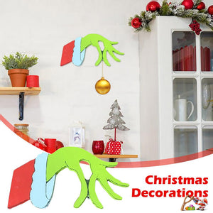 Christmas Thief Hand Wall Stickers
