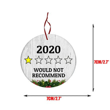 Load image into Gallery viewer, 2020 Quarantine Christmas Ornament Tree Hanging Ornaments