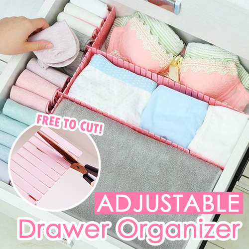 Free Combination Adjustable Drawer Organizer (Set of 4)