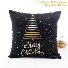 Load image into Gallery viewer, FENGRISE 45x45cm Cotton Linen Merry Christmas Cover Cushion Christmas Decor for Home Happy New Year Decor 2019 Navidad Xmas Gift