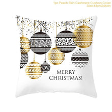 Load image into Gallery viewer, FENGRISE 45x45cm Cotton Linen Merry Christmas Cover Cushion Christmas Decor for Home Happy New Year Decor 2019 Navidad Xmas Gift