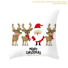 Load image into Gallery viewer, FENGRISE 45x45cm Cotton Linen Merry Christmas Cover Cushion Christmas Decor for Home Happy New Year Decor 2019 Navidad Xmas Gift