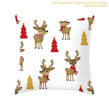 Load image into Gallery viewer, FENGRISE 45x45cm Cotton Linen Merry Christmas Cover Cushion Christmas Decor for Home Happy New Year Decor 2019 Navidad Xmas Gift