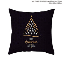 Load image into Gallery viewer, FENGRISE 45x45cm Cotton Linen Merry Christmas Cover Cushion Christmas Decor for Home Happy New Year Decor 2019 Navidad Xmas Gift