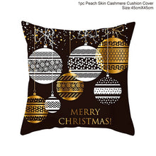 Load image into Gallery viewer, FENGRISE 45x45cm Cotton Linen Merry Christmas Cover Cushion Christmas Decor for Home Happy New Year Decor 2019 Navidad Xmas Gift