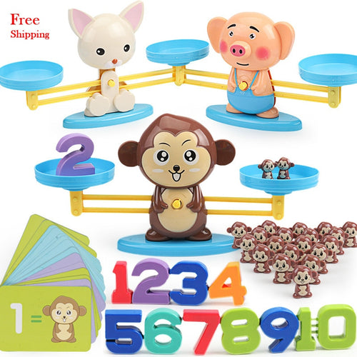 Monkey Balance Cool Math Game for Girls & Boys