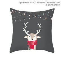 Load image into Gallery viewer, FENGRISE 45x45cm Cotton Linen Merry Christmas Cover Cushion Christmas Decor for Home Happy New Year Decor 2019 Navidad Xmas Gift