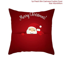 Load image into Gallery viewer, FENGRISE 45x45cm Cotton Linen Merry Christmas Cover Cushion Christmas Decor for Home Happy New Year Decor 2019 Navidad Xmas Gift