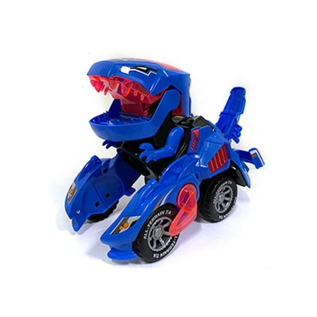 Transforming Dinosaur LED Car