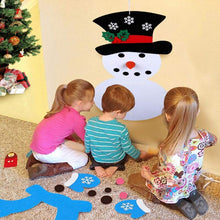 Load image into Gallery viewer, DIY Felt Christmas Snowman Game Set