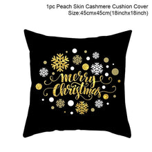 Load image into Gallery viewer, FENGRISE 45x45cm Cotton Linen Merry Christmas Cover Cushion Christmas Decor for Home Happy New Year Decor 2019 Navidad Xmas Gift