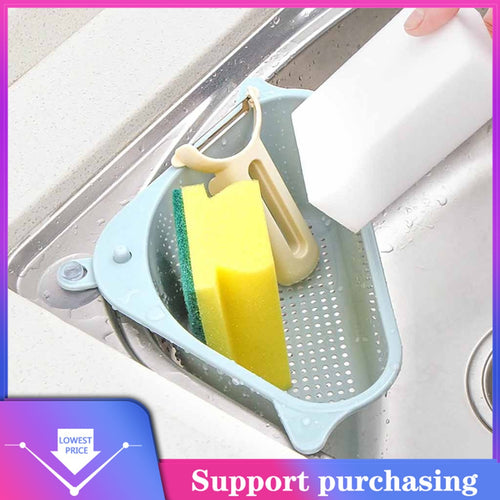 Triangle Storage Holder Multifunctional Drain Shelf